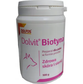 Dolvit Biotin 300g - Přípravek pro zlepšení stavu srsti a kůže u psů
