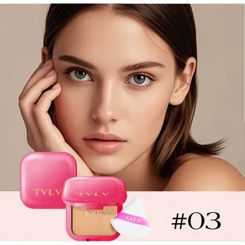 Pudr TVLV Pudr v kompaktním balení, voděodolný, matující, krycí, 7 g
