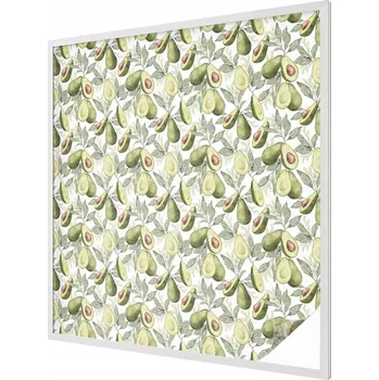 Okenní dekorace Dekorativní Fólie s motivem na okno avokádové listy 100x100