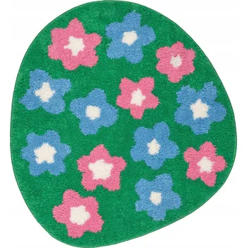 Koupelnová předložka VATTENSKRUV Koupelnová předložka - květinový vzor/vícebarevná 60x65 cm