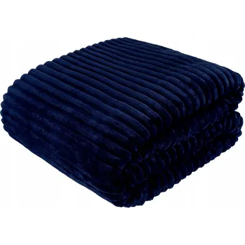 Prostěradlo Deka Cotton Market polar 220 cm x 240 cm odstíny fialové, odstíny modré