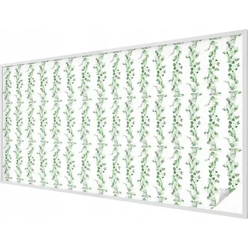 Okenní dekorace Fólie na sklo Mléčná dýha na okno Sklo Balkon Zelené girlandy 200x100