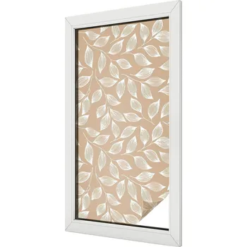 Okenní dekorace Samolepicí mléčná okenní Fólie Dekorativní dýha Listy Příroda 50x100