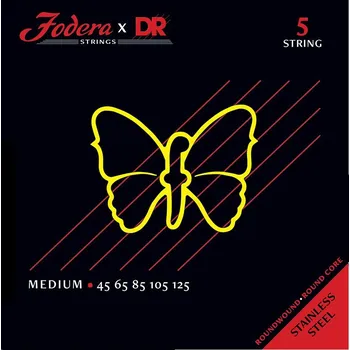 Struna pro kytaru a smyčcový nástroj Fodera STR-5-45125-SS