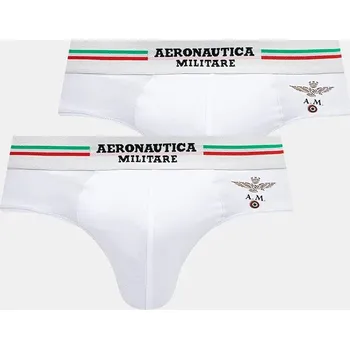 Boxerky Spodní prádlo Aeronautica Militare (2-pack) AM1USL001 bílá 00X, vel. XL