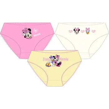 Minnie Mouse - licence Dívčí kalhotky - Minnie Mouse 5233B115, růžová/ žlutá/ bílá Barva: Mix barev, Velikost: 92-98