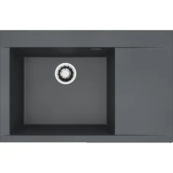 Granitový dřez Granitový dřez Alveus PURE-G 70 Černá Levý