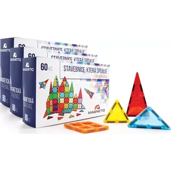 ostatní stavebnice Magnetická stavebnice MagnetiQ - XXL sada 180 ks