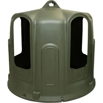 Krmný zvon na kulaté balíky, 5 krmných otvorů, pro dobytek a koně