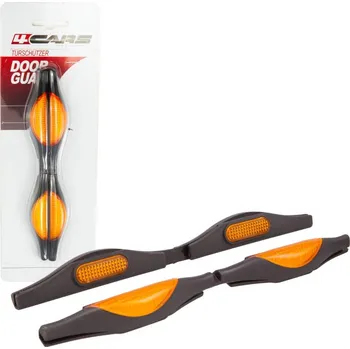 4CARS CHRÁNIČE DVEŘÍ ORANŽOVÉ 2KS