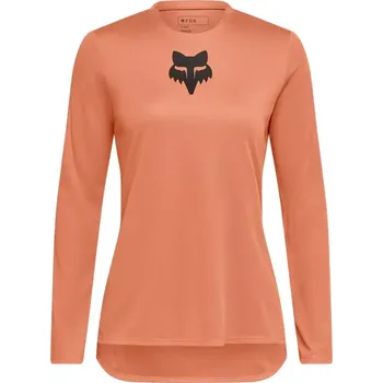 cyklistický dres Fox Womens Ranger Fox Head LS Jersey S coral