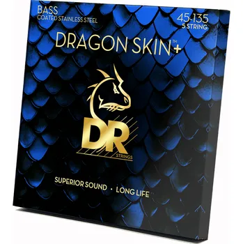 Struna pro kytaru a smyčcový nástroj DR Strings Dragon Skin+ DBQ5-135