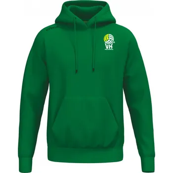 Pánská mikina ERIMA MIKINA PŘES HLAVU S KAPUCÍ 151 VK KARLOVARSKO UNISEX - Zelená - velikost XXXXL