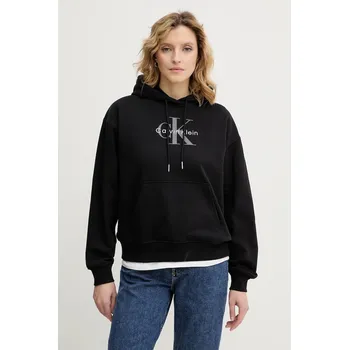Dámská mikina Mikina Calvin Klein Jeans LV047E221G černá 99X, vel. L