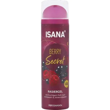 ISANA Gel na holení Berry Secret 200 ml