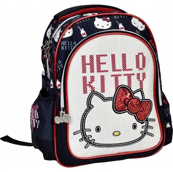 Batoh Hello Kitty se srdíčkem, taška 31 cm