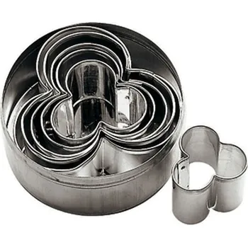 Vykrajovátka sada 6ks v dóze (trojlístek) tvar: 4-9,5, v.3cm