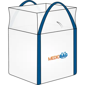 Pytle na odpadky Big bag nový: 060x60x60cm Z/RD 300 kg 2x nosný popruh