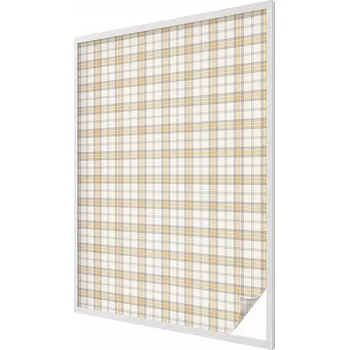 Okenní dekorace Fólie Okenní Samolepicí Mléčná Dekorativní Geometrická mřížka 100x146