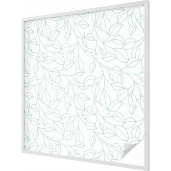 Okenní dekorace Mléčná dýha Fólie na okno Balkon Sklo Jemné listy 100x100