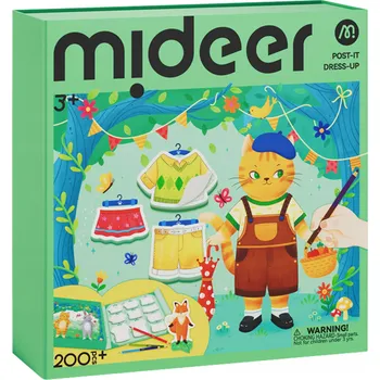 omalovánky MIDEER Umělecká omalovánka - oblékání - LESNÍ KAMARÁDI Zvířátka