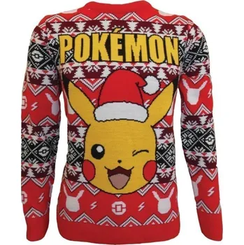 Karnevalový kostým Pokémon vánoční svetr - Pikachu (velikost M)