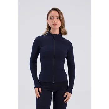 Dámská mikina Intermezzo,Zateplená mikina na krasobruslení 6662, tmavá modrá XS