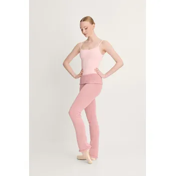 Dámský overall Intermezzo,Zahřívací kalhoty s vysokým pasem 5562, lososová L