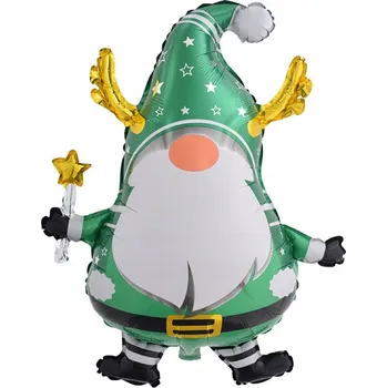 Balónek Fóliový balónek Vánoční Skřítek Elf 76x60cm