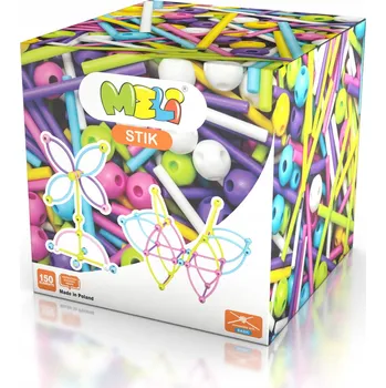 ostatní stavebnice Meli Stik Pink Stavebnice 150 dílů