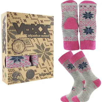 Dámské ponožky VoXX ponožky + rukavice Alta set šedá 39 - 42