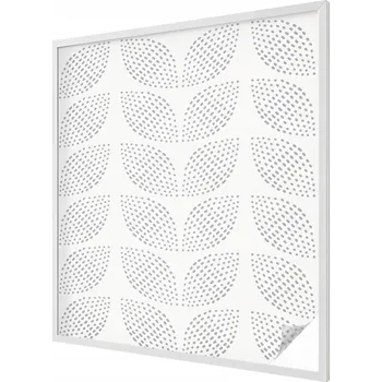 Okenní dekorace Samolepicí Okenní Fólie Mrazivá Dekorativní Tečkované listy 100x116