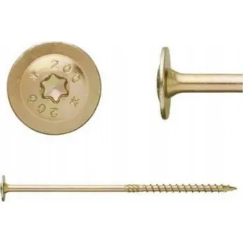 Vrut Tesařské vruty s talířovou hlavou Azmet 8x400 mm 50 ks