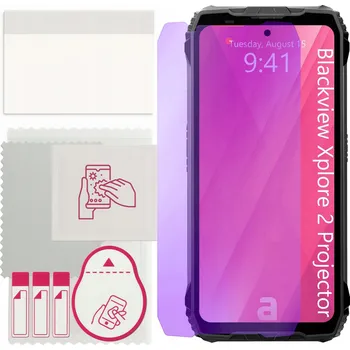 Pouzdro na mobilní telefon Hybridní Sklo Anti-Blue 9H na displej pro Blackview Xplore 2 Projector