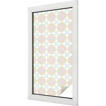 Okenní dekorace Samolepicí Fólie na okno Mléčná a mražená okna Barevné mandaly 50x100