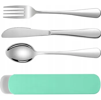 Příbor TURISTICKÝ NEZBYTNÍK PŘÍBORY KEMPINGOVÉ CESTOVNÍ NŮŽ VIDLIČKA LŽÍCE SADA