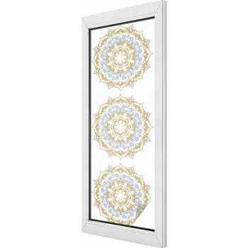 Okenní dekorace Zatemňovací Fólie na okno Mandaly boho 50 x 146 cm