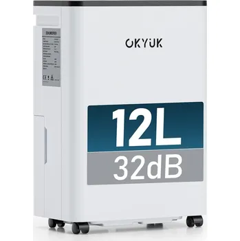 Odvlhčovač vzduchu ODVLHČOVAČ VZDUCHU 12L DIGITÁLNÍ DISPLEJ AUTO VYPNUTÍ TICHÝ PROVOZ DO 60M2