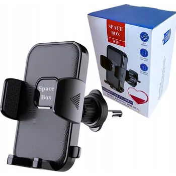 Držák do mřížky ventilace SPACE BOX AIR - černý do auta na telefon