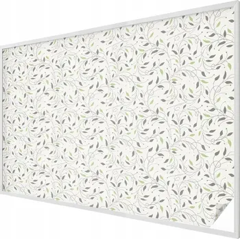 Okenní dekorace Dýha Fólie na mléčné sklo Dekorativní vitrážové listy výhonků 200x146