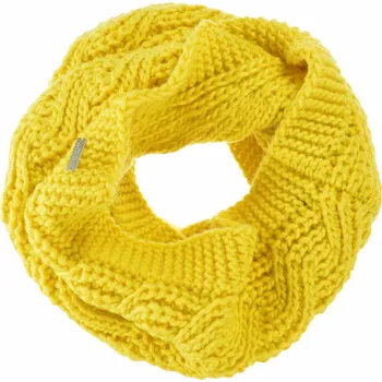 Šála Kruhová žlutá háčkovaná šála od Seeberger
