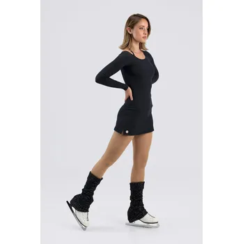 Dámská sukně Intermezzo,Sukýnka na krasobruslení 7019, černá XXL