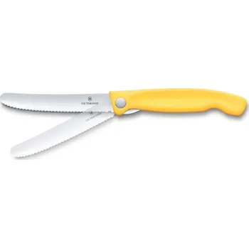 Kuchyňský nůž Victorinox SKLÁDACÍ piknikový svačinový nůž Swiss Classic - žlutý