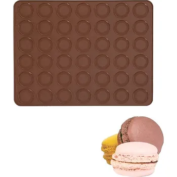 Forma silikonová (42 ks makronky) 38x30cm