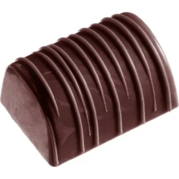 Chocolate World polykarbonátová forma na pralinky Tunel se zdobením ♡