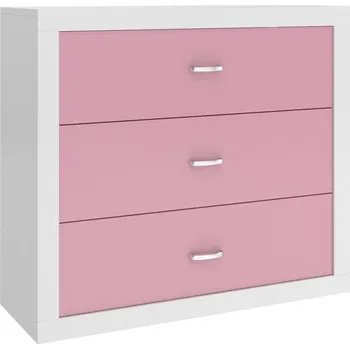 Komoda Komoda FILIP růžová do dětského pokojíčku