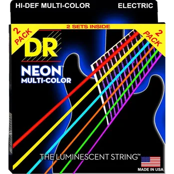 Struna pro kytaru a smyčcový nástroj DR Strings Neon Multi-Color NMCE-2/10