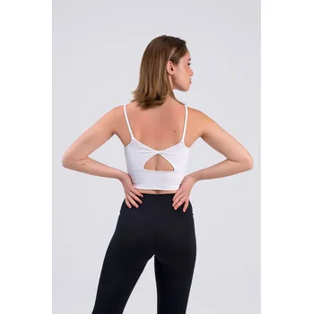 Intermezzo,Fitness crop top 6653, bílá XXL