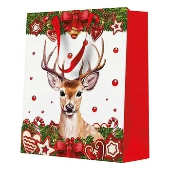 Dárková taška Dárková taška Červený jelen, střední velikost. PAW