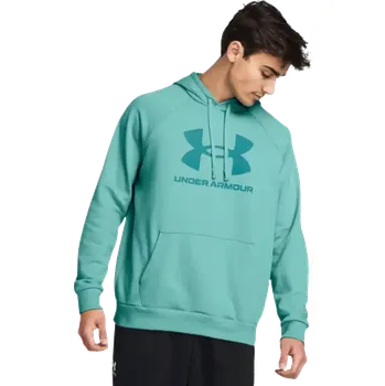 Pánská mikina Pánská mikina Under Armour Rival Fleece Logo zelená